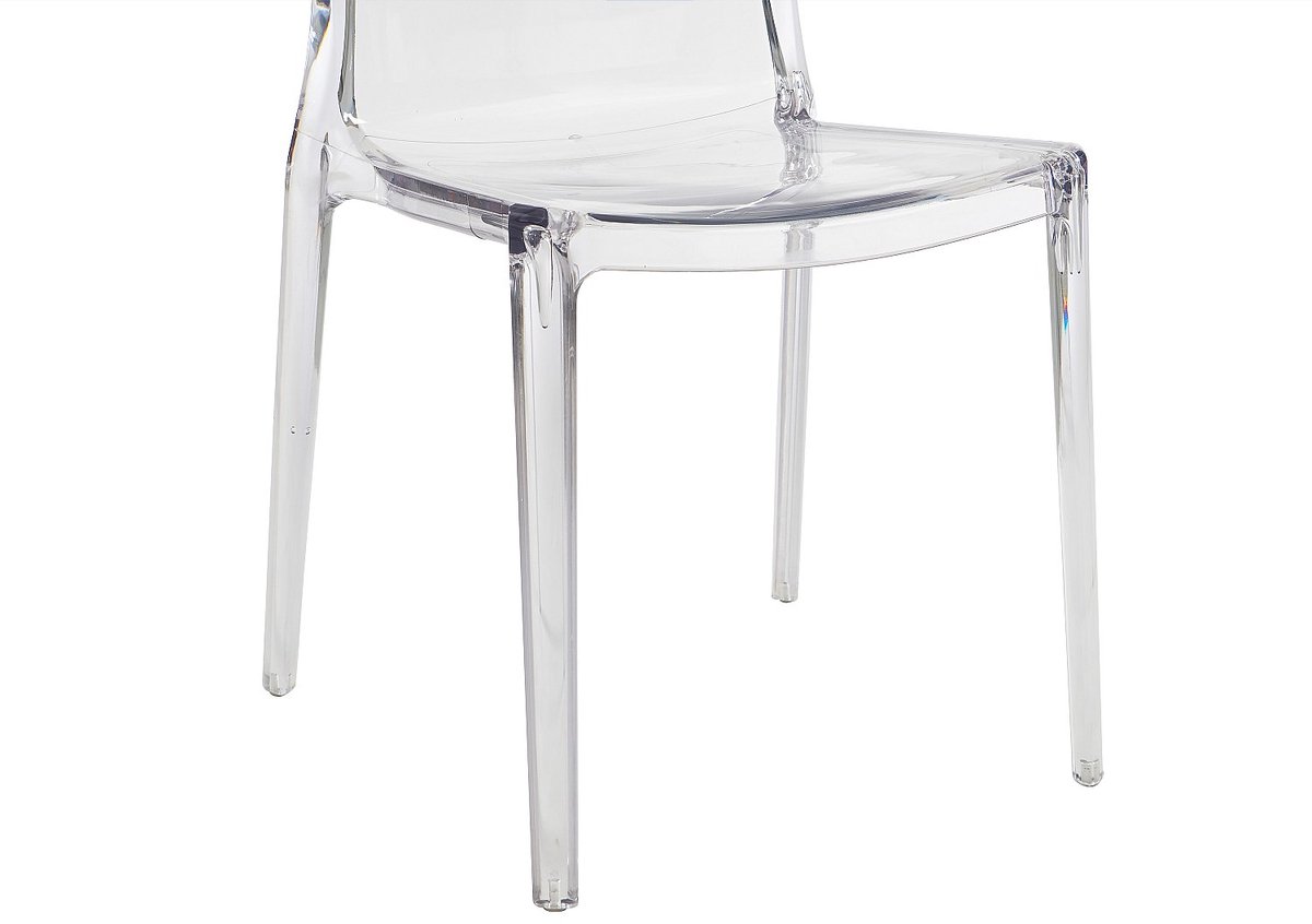 Vente-unique Set van 2 stoelen van polycarbonaat - Kristalkleurig - RANZAKA Transparant