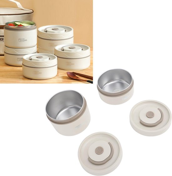 monbento - Thermoscontainer voor eten - roestvrij staal thermo lunchbox - BPA-vrij