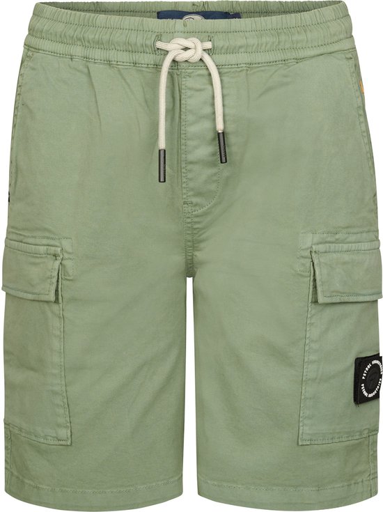 Petrol Industries - Jongens Relaxed Cargo Short Bahia - Groen - Maat 140