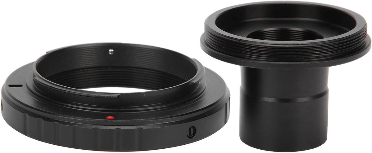 Mount Adapter Ring voor Camera Microscoop Lens 23.2mm Verlengbuis Adapter Ring - Zwart