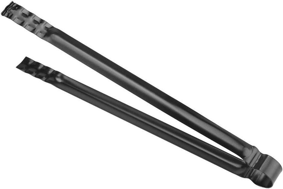 Cosensi - BBQ tang 12 inch voor houtskool grills en kamperen - metaal tang klem - cherry picker tool - vuur tang voor barbecue - grill accessoire voor buiten koken