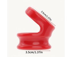 Zachte Ballstretcher - Siliconen - Penisring - Cockring - CBT - Ballenstrekker - Ballenspreider