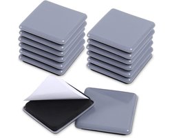 Cosensi - Meubelschuifregelaars Set van 16 stuks 2 1/2 inch - Voor Meubels, Tafels en Bureaustoelen - Tapijtmeubelglijders - Tapijtbewegende - Duurzaam en Gemakkelijk te Gebruiken