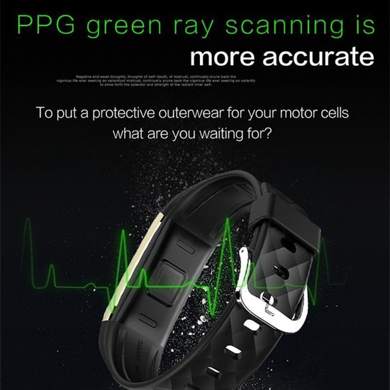 TKSTAR IP67 Waterbestendig Fitness Tracker 0.96inch Scherm Hartslag