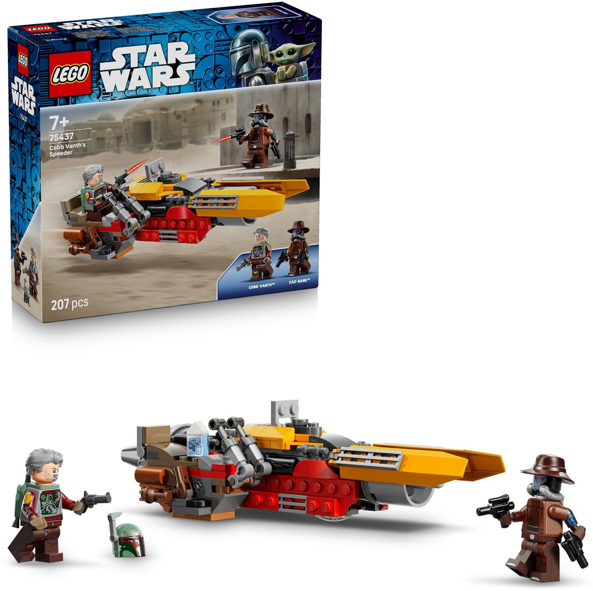 LEGO Star Wars Cobb Vanths Speeder Voertuig - Decoratie en Bouwpakket voor Kinderen - 75437 – foto 2
