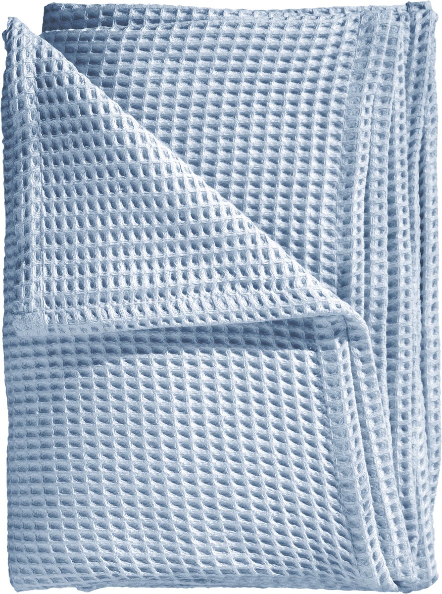 Heckettlane Bed Sprei Wafel - Bedsprei 2 persoons - Wafeldeken - 240x260 cm - Blauw