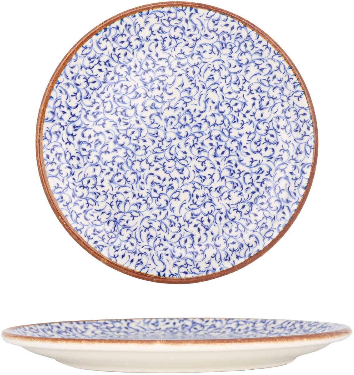 By Bone Dessertbord - Edera - Porselein - 15 cm - set van 6