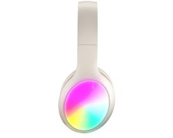 Volkano Auro LED Wireless Over-Ear Headphones – Bluetooth 5.3, 40mm Deep-Bass Drivers, 25h Battery & Foldable Design Wit