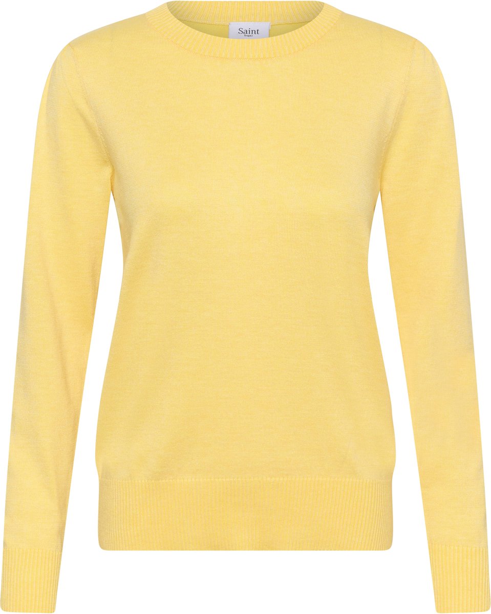 Saint Tropez MilaSZ Pullover Dames Trui - Lemon Drop Melange