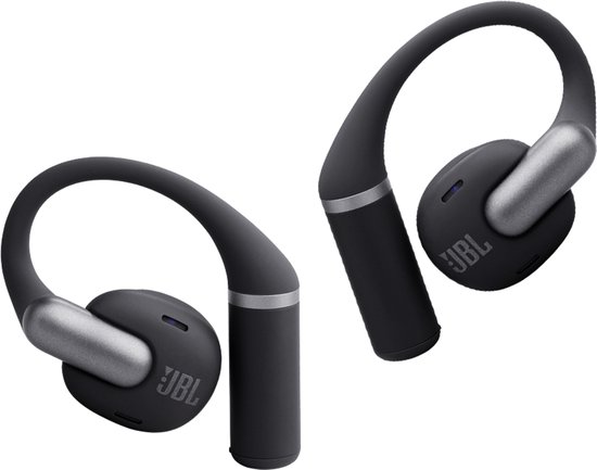 JBL Sense Pro - Open Ear Oordopjes - Oortjes Draadloos - Sport Oordopjes - Bluetooth - Sporten - Hardlopen - 38 uur - Spatwaterdicht - IP54 - Oorhaak - Zwart