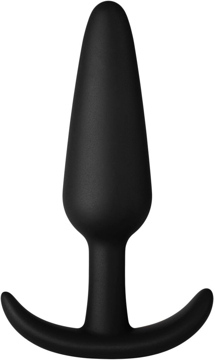 Forto F-31 plug Medium Anaalplug - Zwart - 9.9 cm