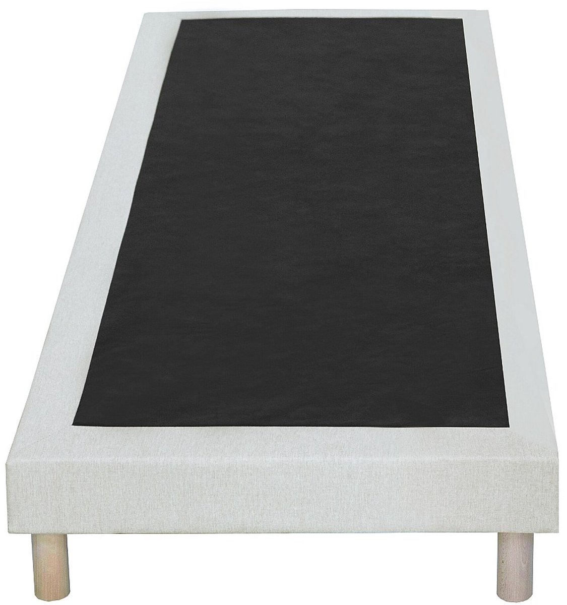 Vente-unique Decoratieve gewatteerde bedbodem 90 x 190 - Beige - KOZANI van YSMÉE