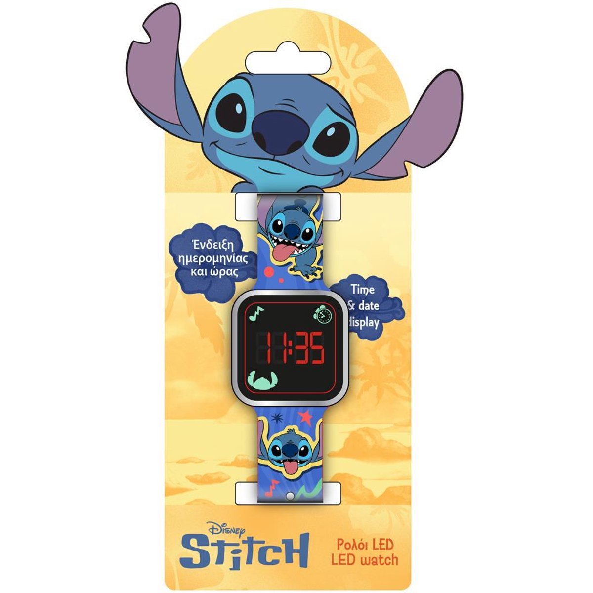 Disney Stitch LED Watch - Kinderhorloge met LED-display - Stitch