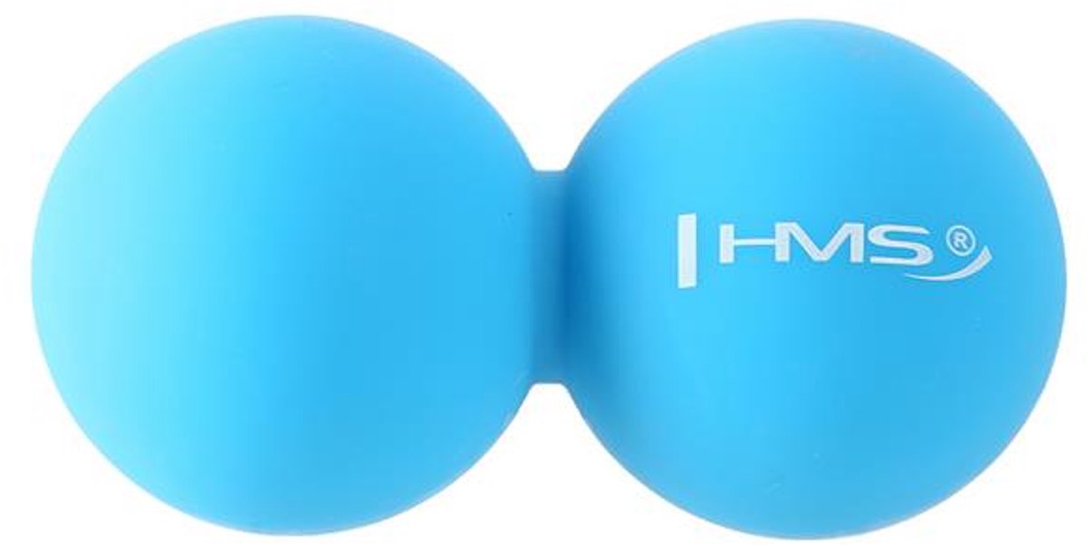 Dubbele Massagebal Blauw HMS BLC02 - 12,5 cm