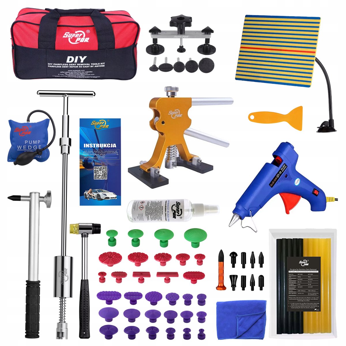 Professionele PDR-set voor deukverwijdering - Complete reparatiekit