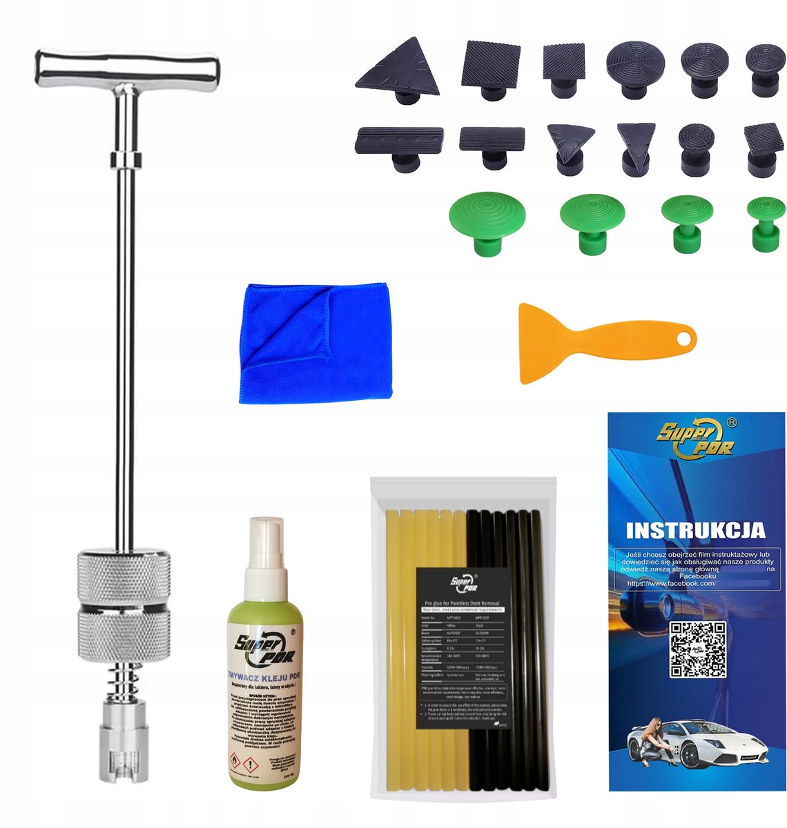 Magneetloze hamer voor het verwijderen van deuken (PDR)