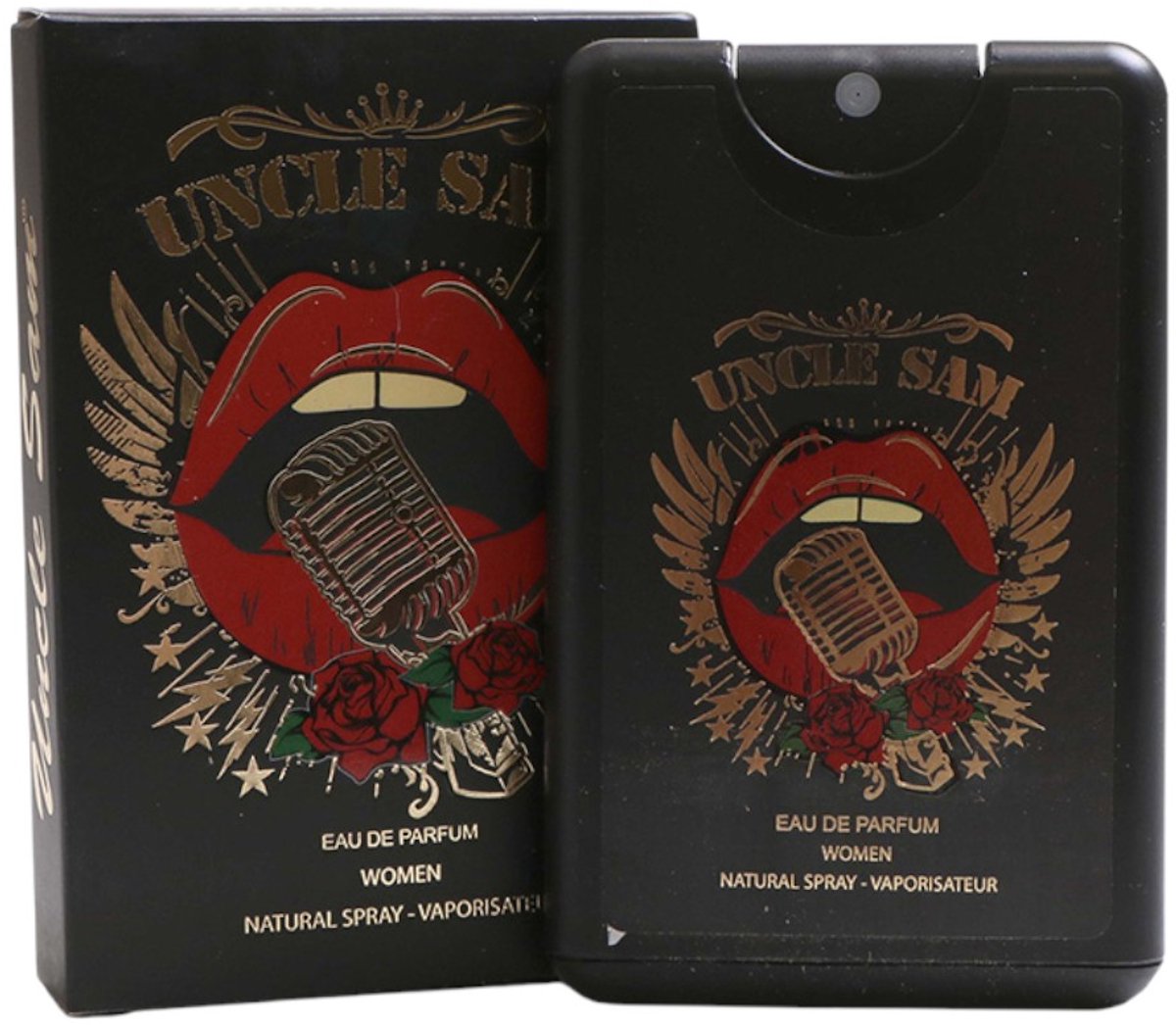 Uncle Sam - ZINGENDE ENGEL - Pocket Parfum - Broekzak Formaat - Eau de Parfum - For Her - Women - 20 ml