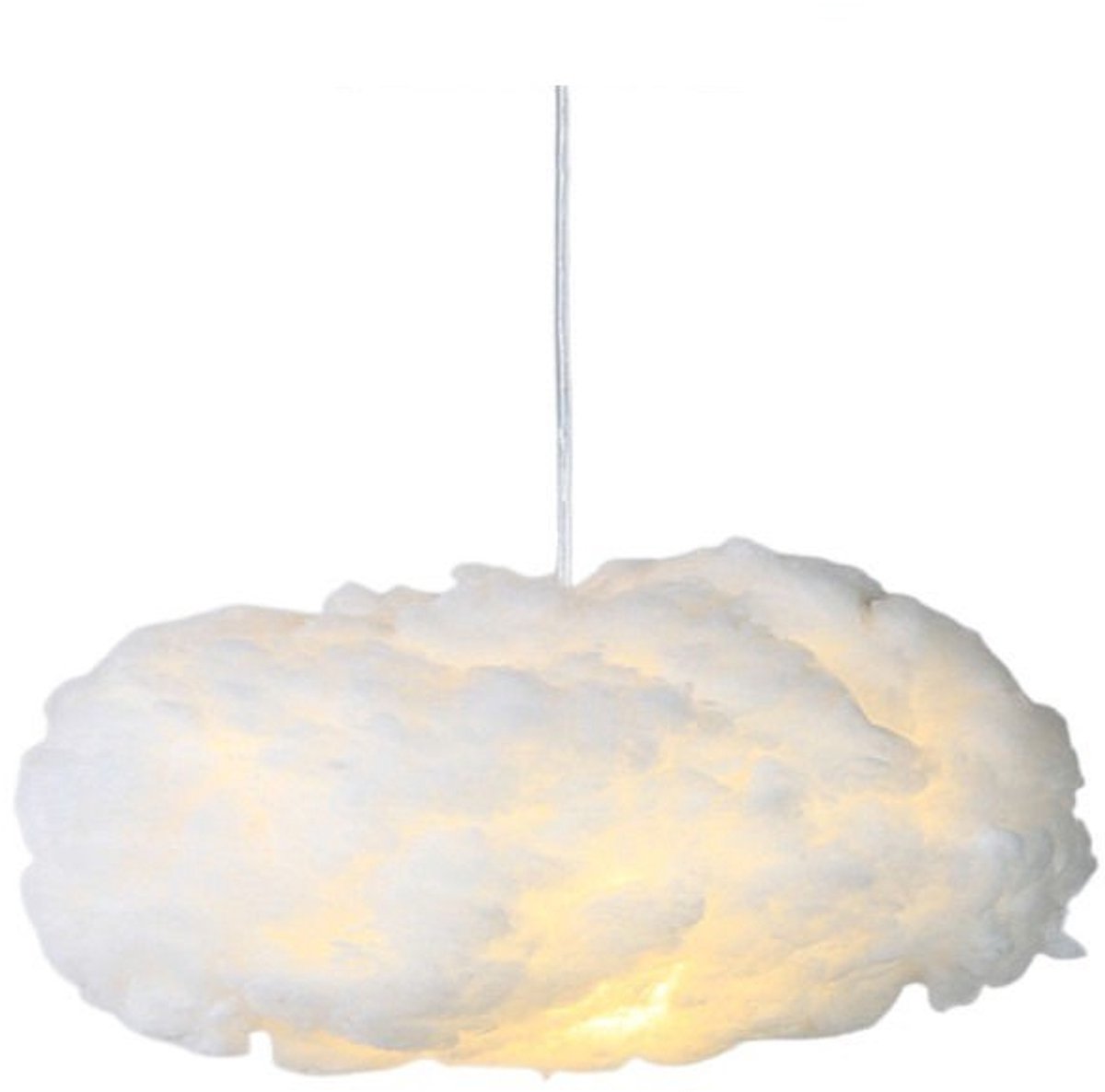 Bamled hanglamp in de vorm van een wolk - cloudlight - wolklamp - 50cm