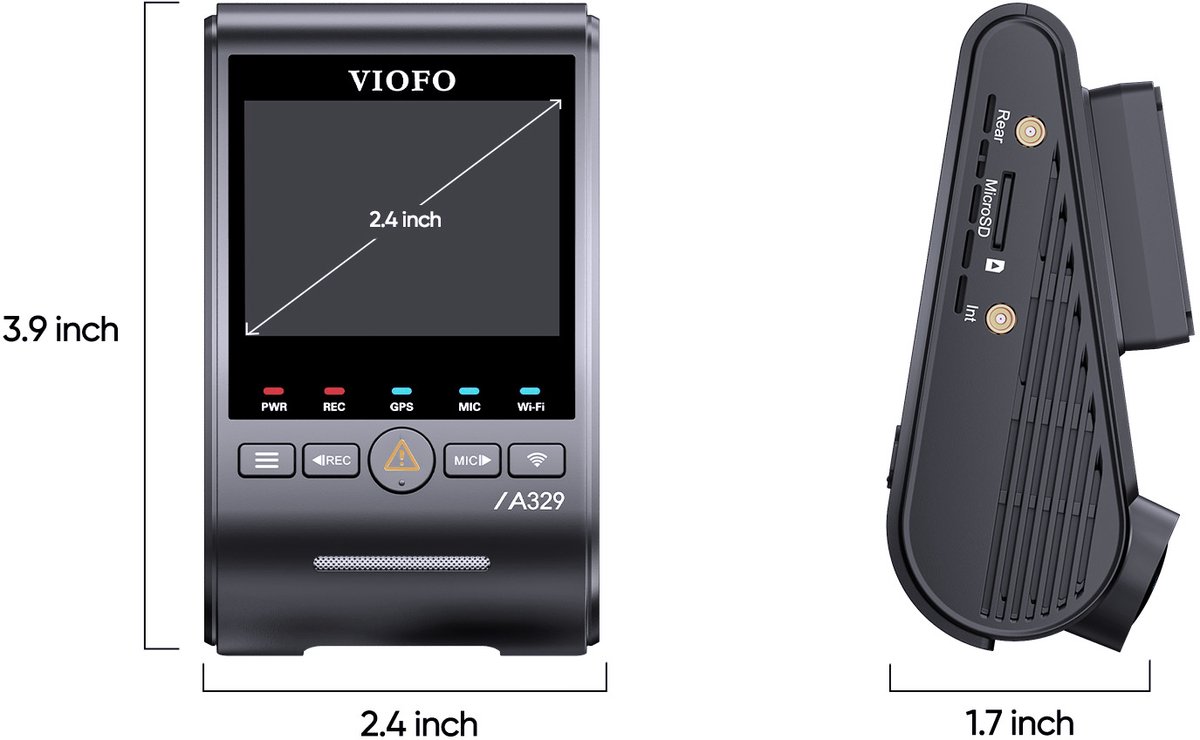 VIOFO A329S 1CH - 4K Dashcam - 4K 60fps HDR Video thumbnail 3