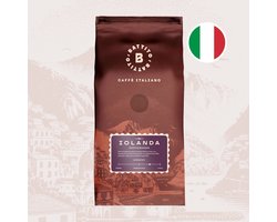 Battito 'Iolanda' Italiaanse koffiebonen - Cappuccino en Latte Macchiato - Intensiteit 7/10 - Ambachtelijke kwaliteit uit Napels, Italië - 500 gram