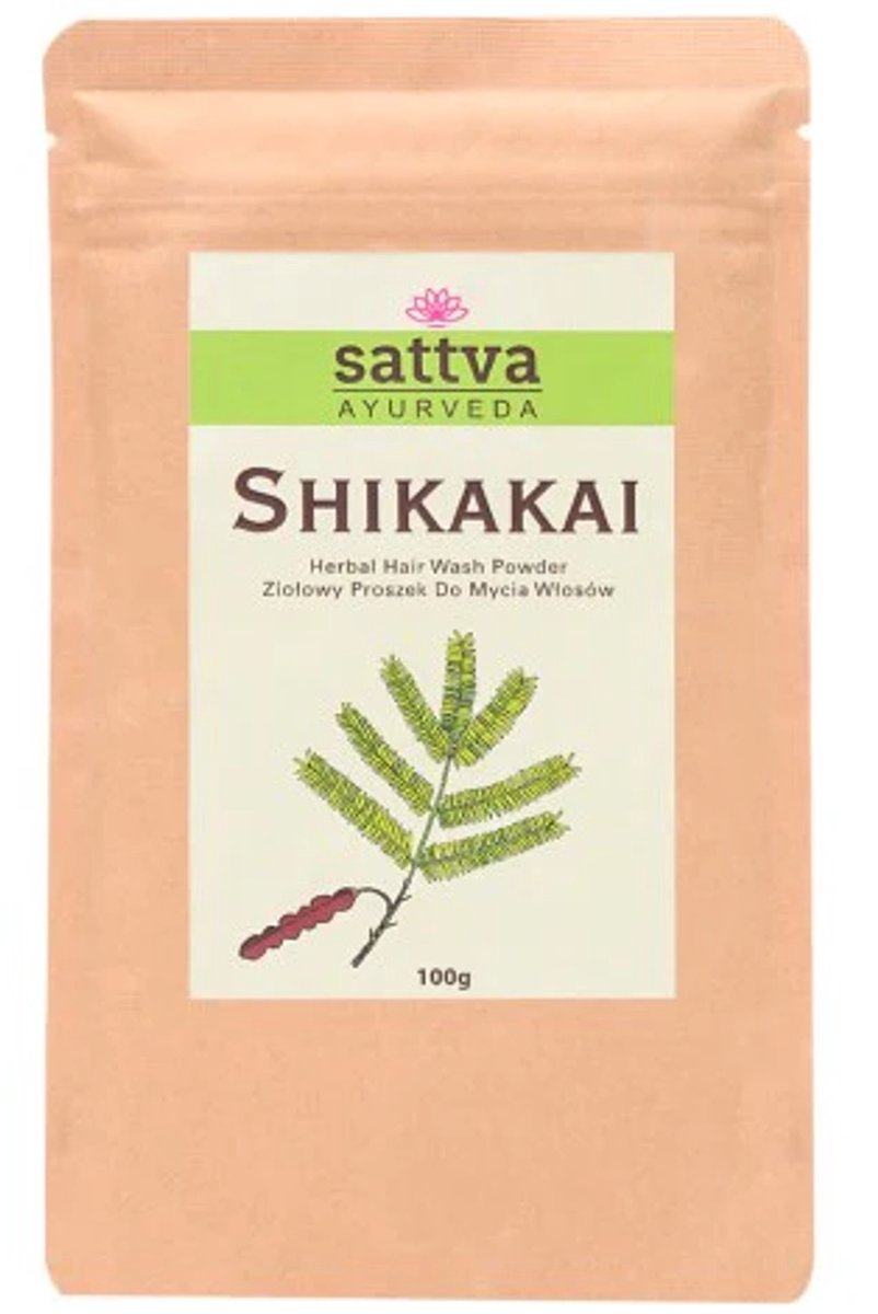 Haarpoeder, Shikakai, 100% natuurlijk, ayurvedisch, 100 gram