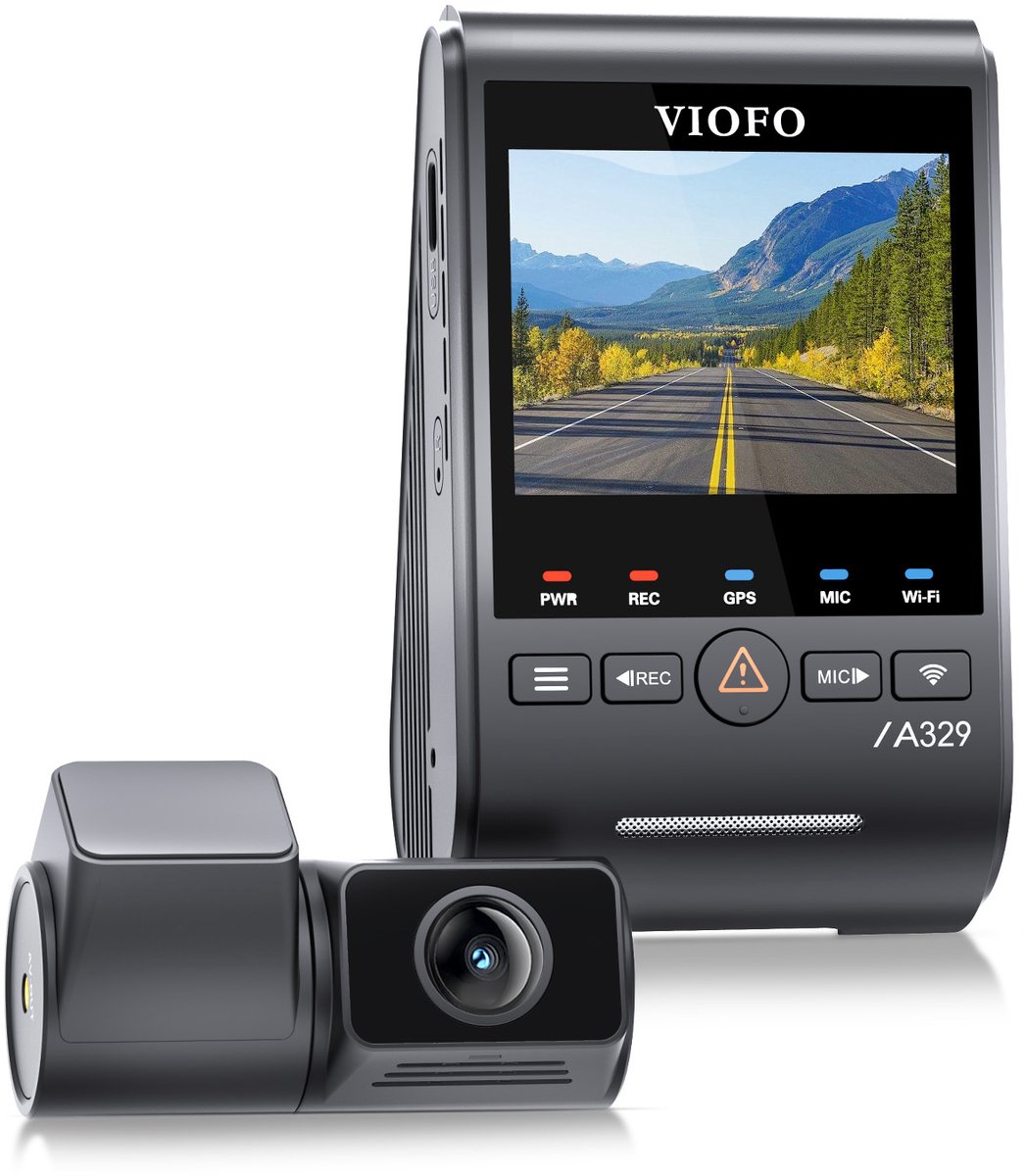 VIOFO A329S 2CH - Dashcam - 4K 60FPS Voorcamera & 2K Achtercamera thumbnail 2