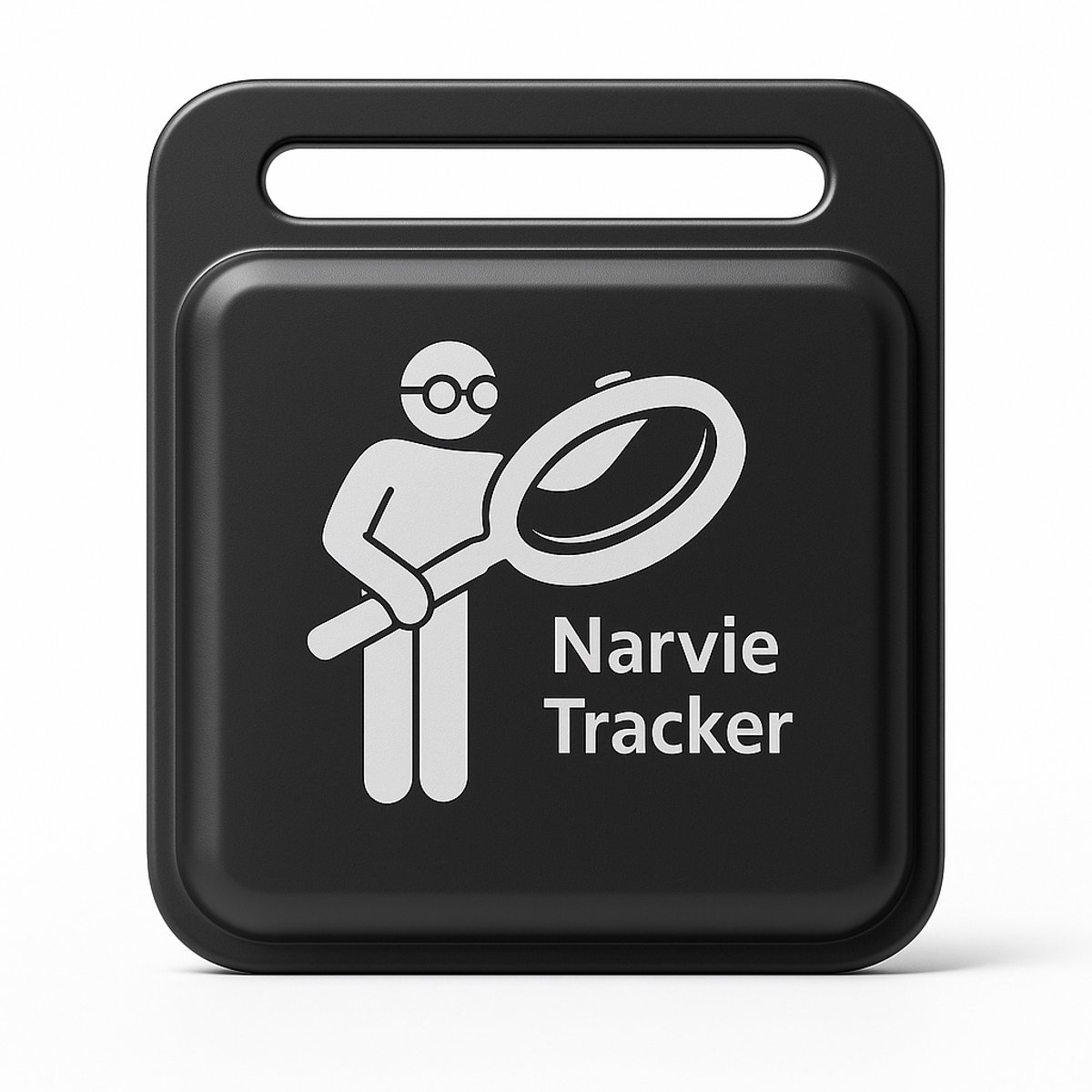 NARVIE - Bluetooth GPS Tracker zonder abonnement - Koort - Wereldwijde locatie via app - Geschikt voor Android & iPhone - Sleutels Key Finder - incl. gratis app
