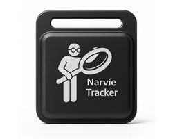 NARVIE - Bluetooth GPS Tracker zonder abonnement - Koort - Wereldwijde locatie via app - Geschikt voor Android & iPhone - Sleutels Key Finder - incl. gratis app