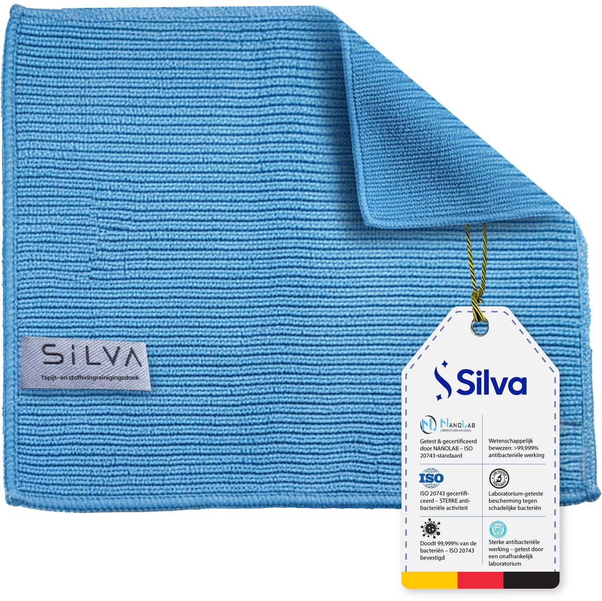Silva - Microvezel Tapijtreiniger - Vlekkenreiniger - 39x39 cm