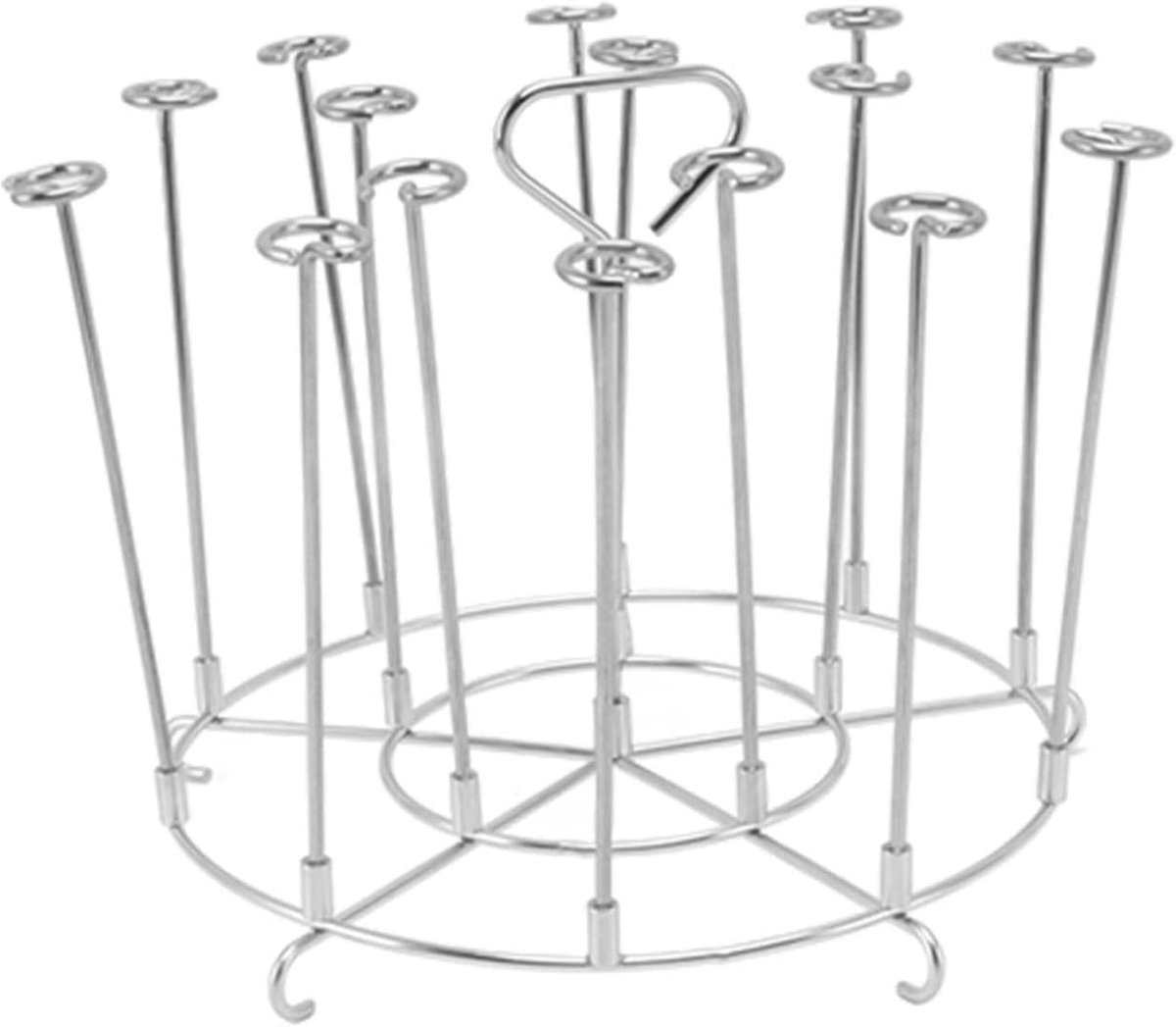 Stand Racks RVS Grilling voor Ninja Foodi Fryer 8QT - Hanging Rack - Skewers Holder - Air Fryer Accessoires - Keuken Shop