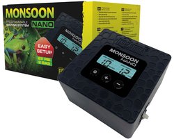 Exo Terra Monsoon NANO programmeerbaar nevelsysteem Zwart | Automatische luchtvochtigheidsregeling voor terraria en kassen