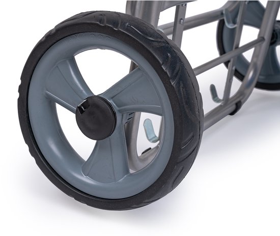 Opvouwbare ligstoel met wielen voor tuin, terras en strand — afbeelding 3