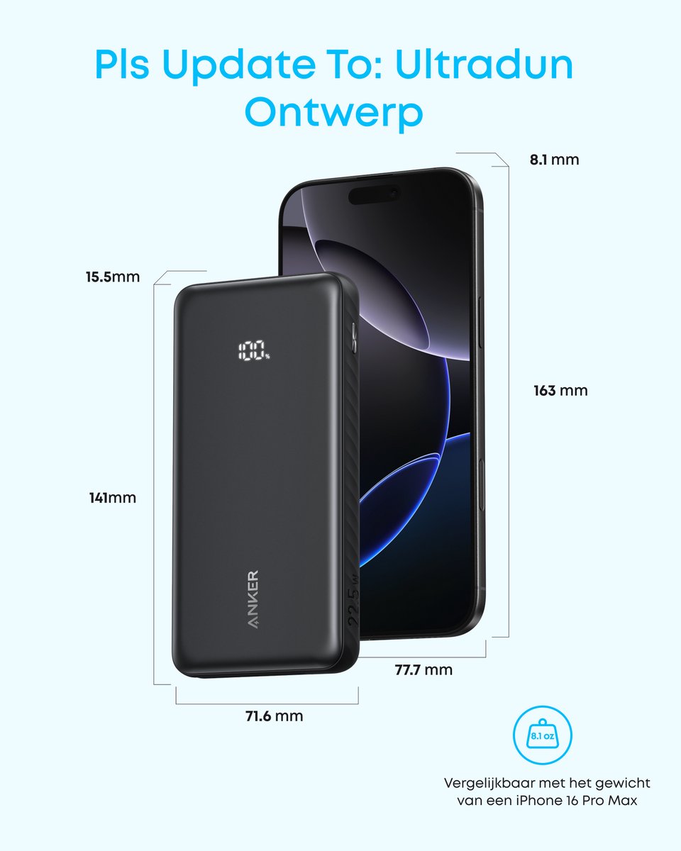Anker Zolo Powerbank 10.000 mAh Draagbare Lader Snelladen - afbeelding 3