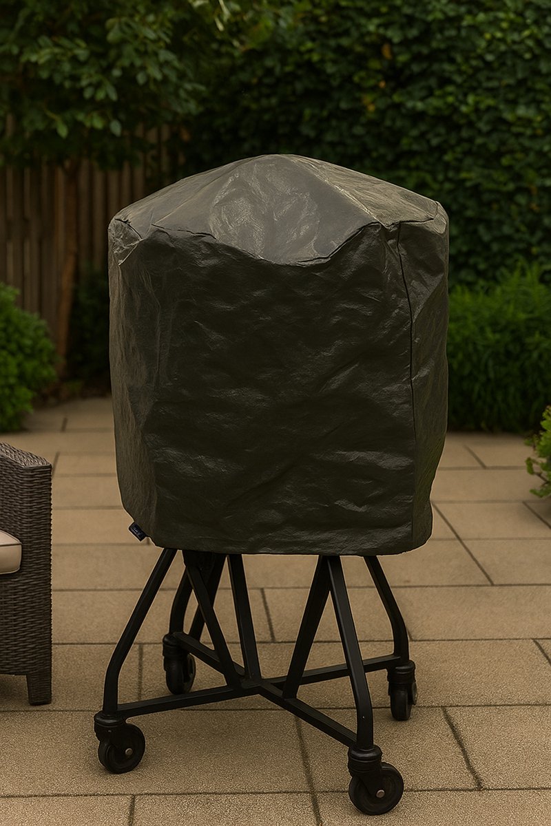 Cuhoc Basic Ronde Bbq Hoes - 65x70 Cm - Barbecue Hoes - Waterdicht, Stormbanden