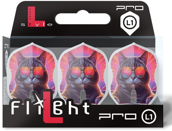 L-Style L1 Pro Party Cat Dartshopper Exclusives - Dart Flights van L-Style — afbeelding 3