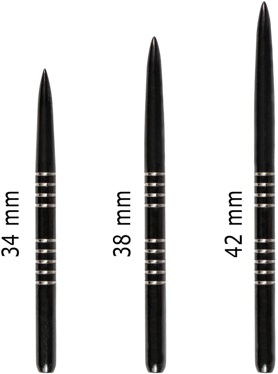 BULL'S GP1 Dart Point Black 34 mm
