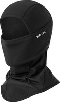 Wieport - Masque de ski - Cache-cou - Masque facial - Unisexe - Pour sports de plein air : Vélo, Snowboard, ski, moto - Zwart