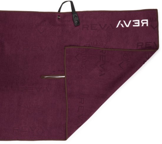 Callaway Microfiber Outperform Reva Eggplant Golfhanddoek - Paars van Callaway — afbeelding 2