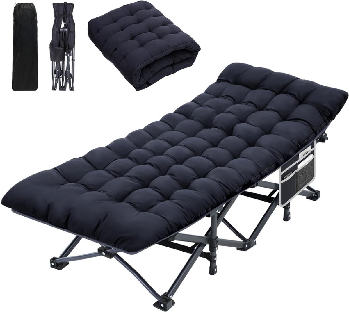 Lexium Veldbed - Kampeerbed - Veldbedden - Veldbed Kamperen - Kampeermatras