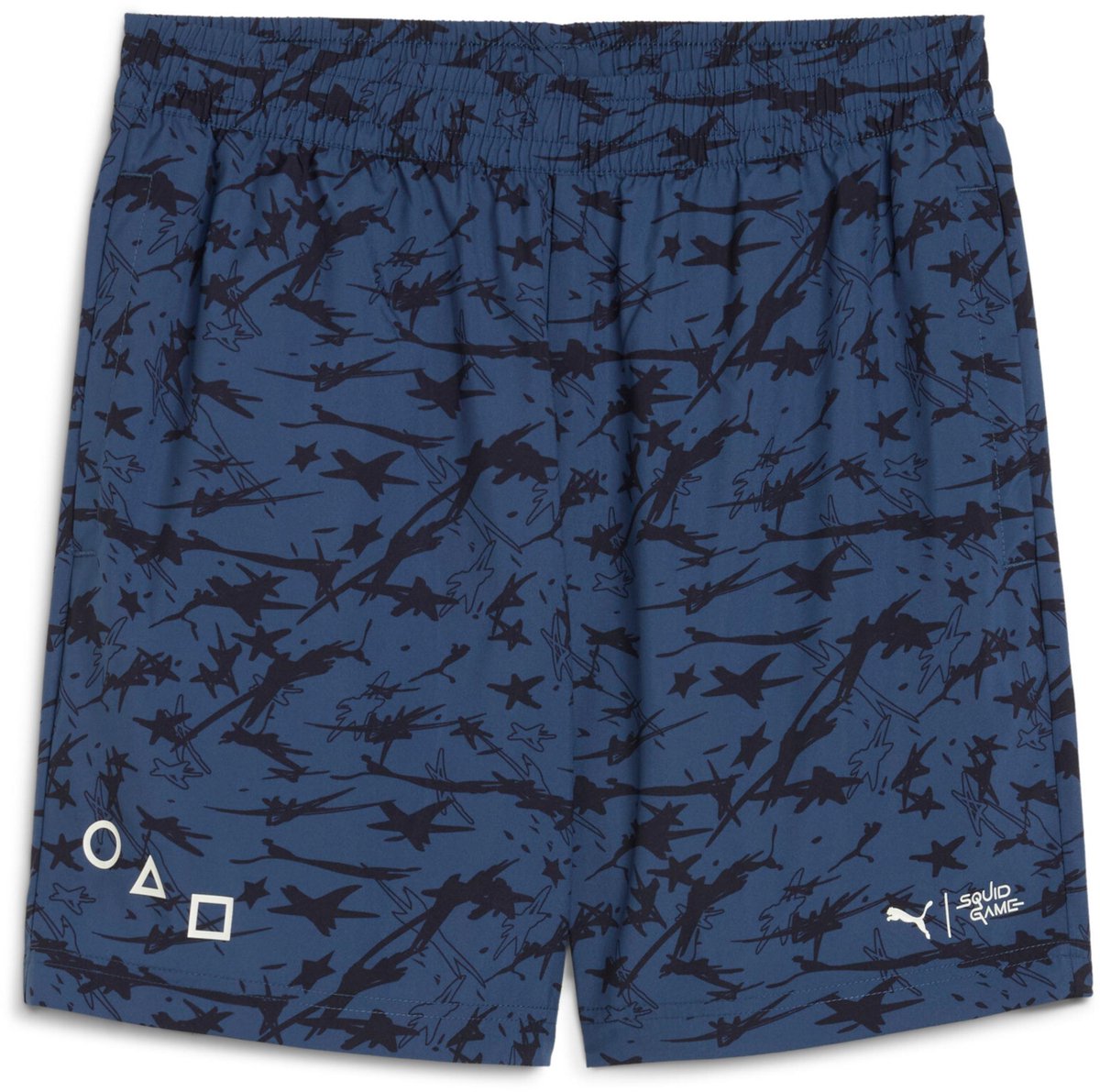 PUMA SHORTS X SQUID GAME AOP RELAXED 6” 63075816 r L Blauw
