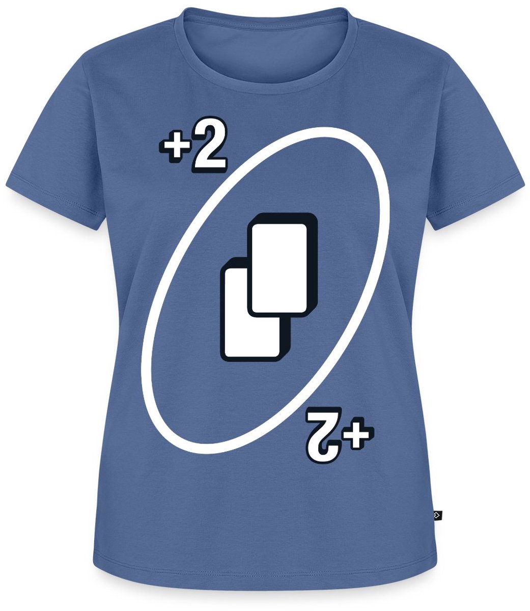 UNO +2 Kaart Kostuum Neem 2 Premium T Shirt Dames