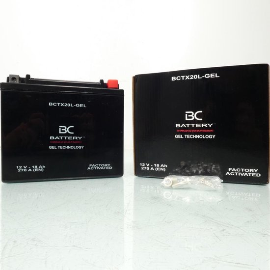 Batterie SLA BC Battery pour Moto Honda 1800 GL Goldwing 2001 à 2011 YTX20L / 12V 18Ah Neuf