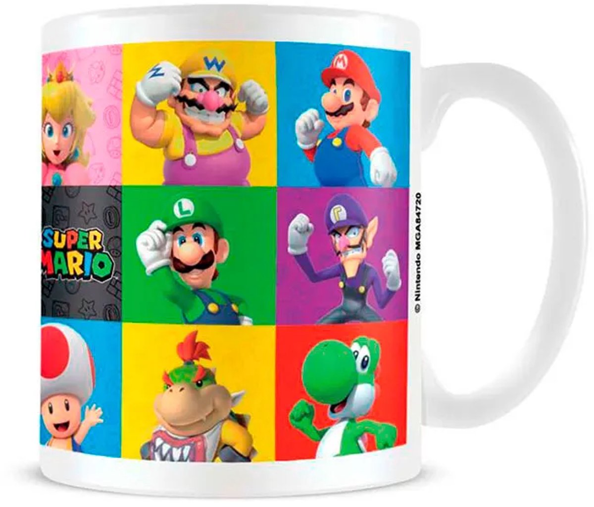 Nintendo Merchandising Nintendo Super Mario 3d Friends & Foes Mok Veelkleurig