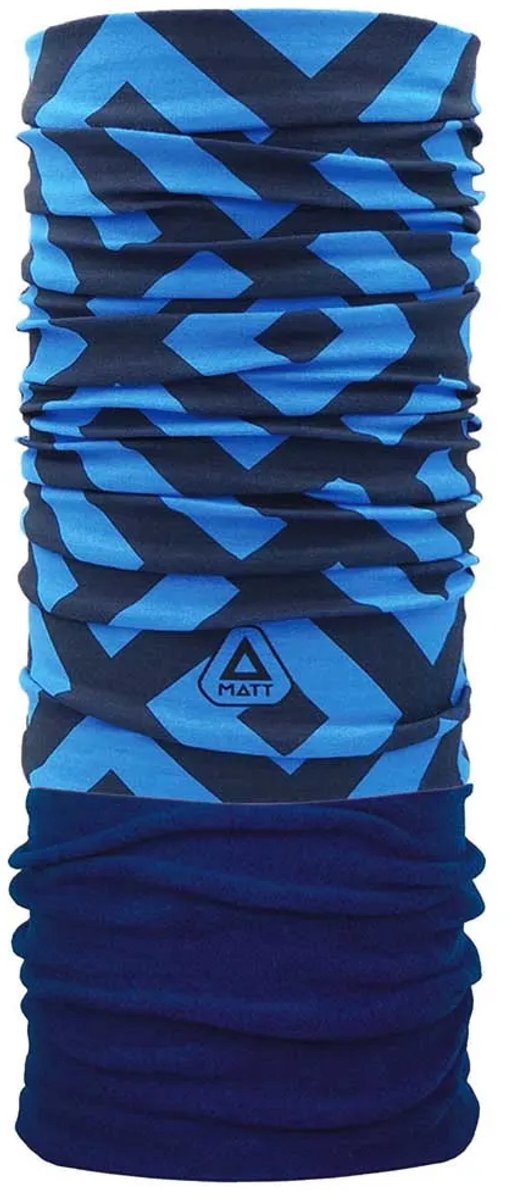 Matt Coolmax Polartec Nekwarmer Blauw