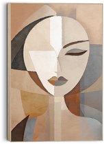 Reinders Tableau Femme abstraite - 60x90cm - Bois