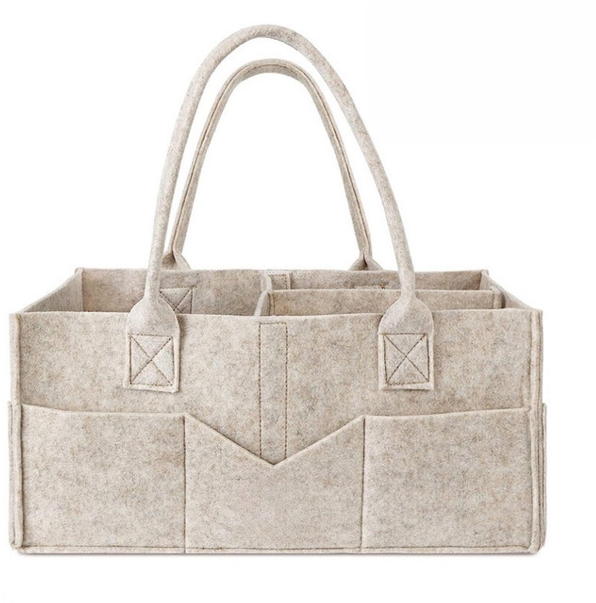 Luiertas - Luieropbergtas - Opbergmand voor binnen/buiten - Luierorganizer - Khaki