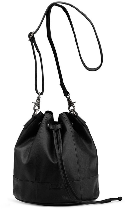 MUUD - Donna - Luxe lederen handwerktas - Black