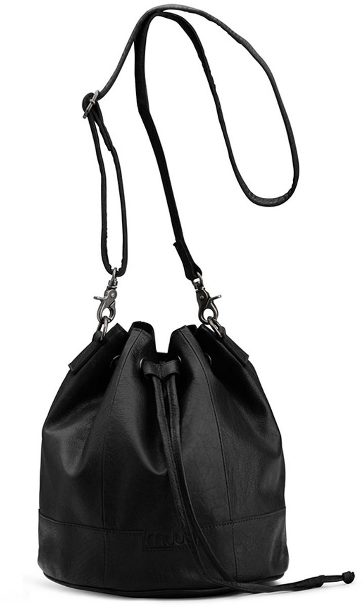 MUUD - Donna - Luxe lederen handwerktas - Black