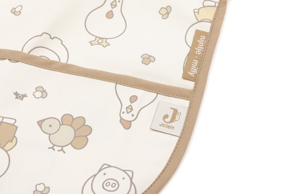 Jollein Slab Waterproof met Mouw - 1 Stuk - Miffy Family Farm van Merkloos — afbeelding 2