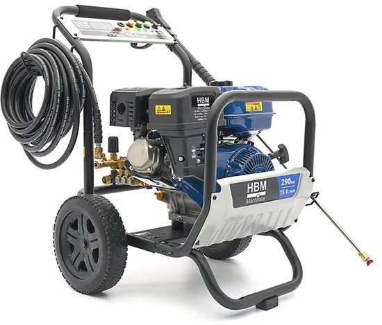 HBM Benzine Hogedrukreiniger 290 bar 15,1L/min 459cc van Merkloos	 — afbeelding 2